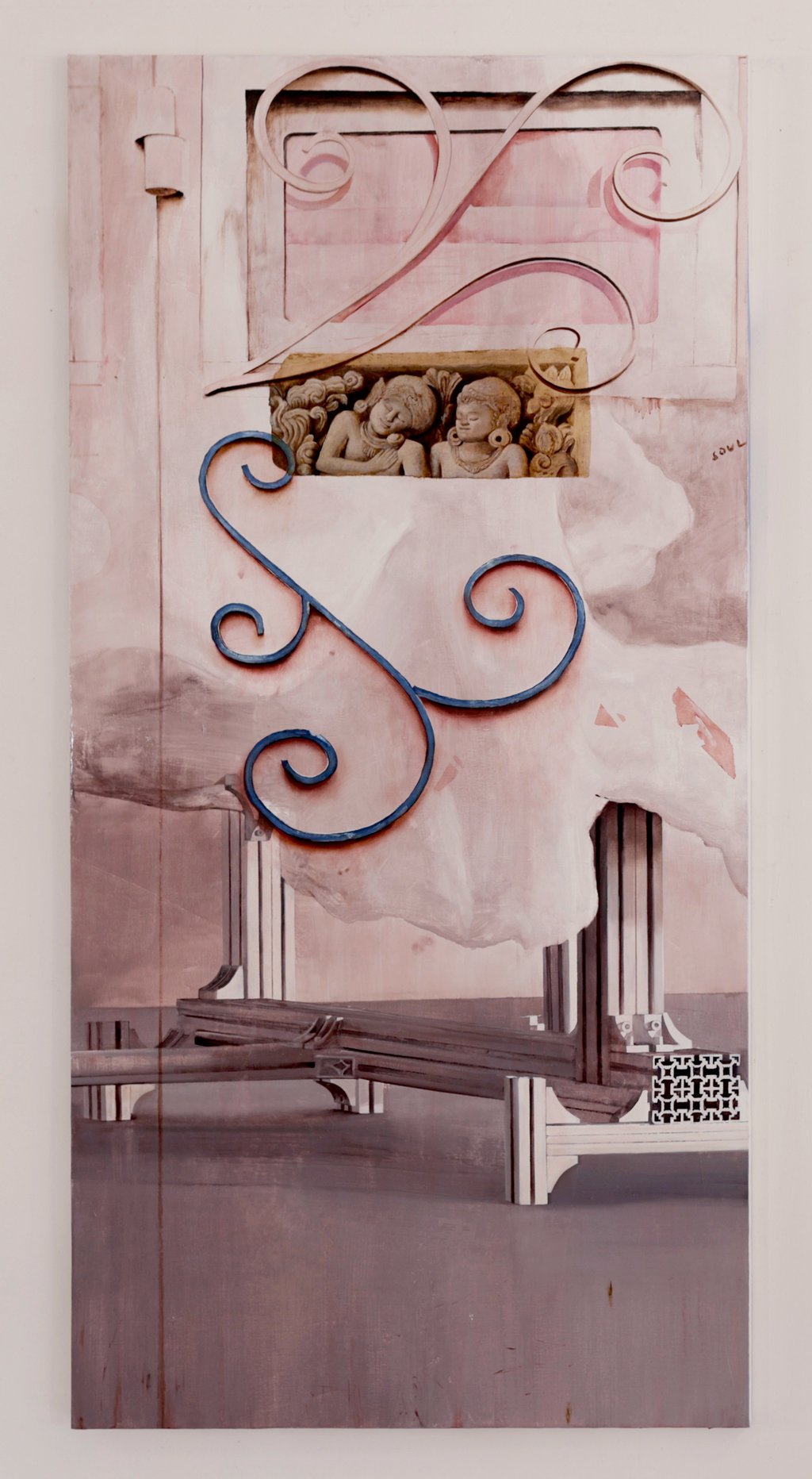 Kei Imazu’s paintings are an amalgamation of numerous sources. Photo: Handout Kei Imazu’s paintings are an amalgamation of numerous sources. Photo: Handout