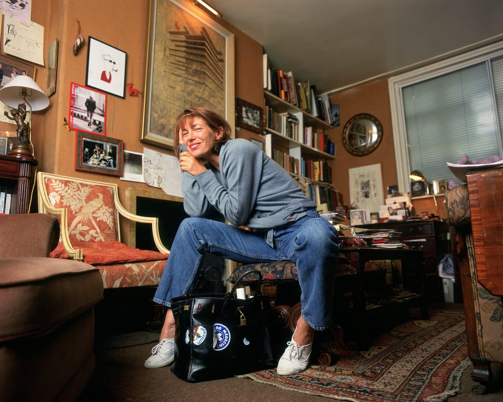 Jane Birkin with one of her much-travelled bags at her mother’s house in London, in 1996. Photo: Mike Daines/Shutterstock Jane Birkin with one of her much-travelled bags at her mother’s house in London, in 1996. Photo: Mike Daines/Shutterstock