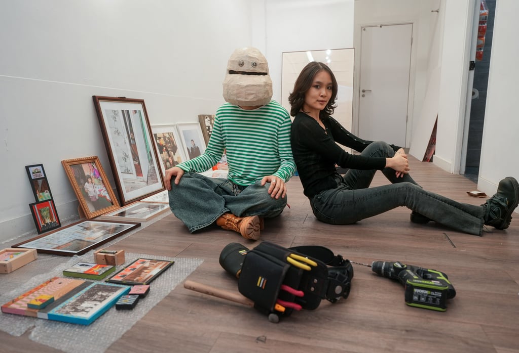 Lui and Jaubere’s new exhibition “Hong Kong Nostalgia-Bait” challenges the city’s commodification of nostalgia. Photo: Sun Yeung