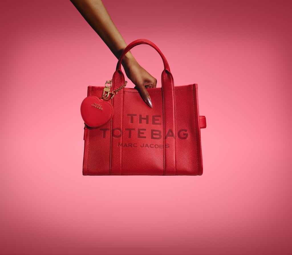 A blush-red The Tote Bag might be the perfect statement for spring. Photo: Handout