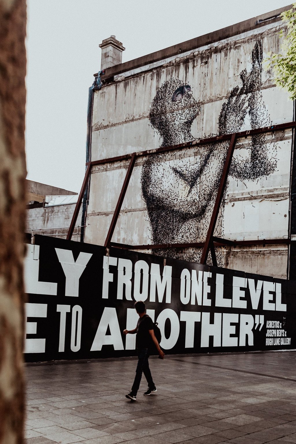 Irish guerrilla artist Asbestos is part of the HKWalls line-up for 2026. Photo: Handout