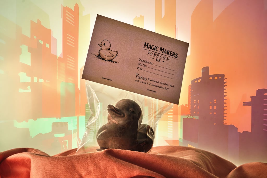 Choc Duck by Angela Yuen. Photo: Handout Choc Duck by Angela Yuen. Photo: Handout