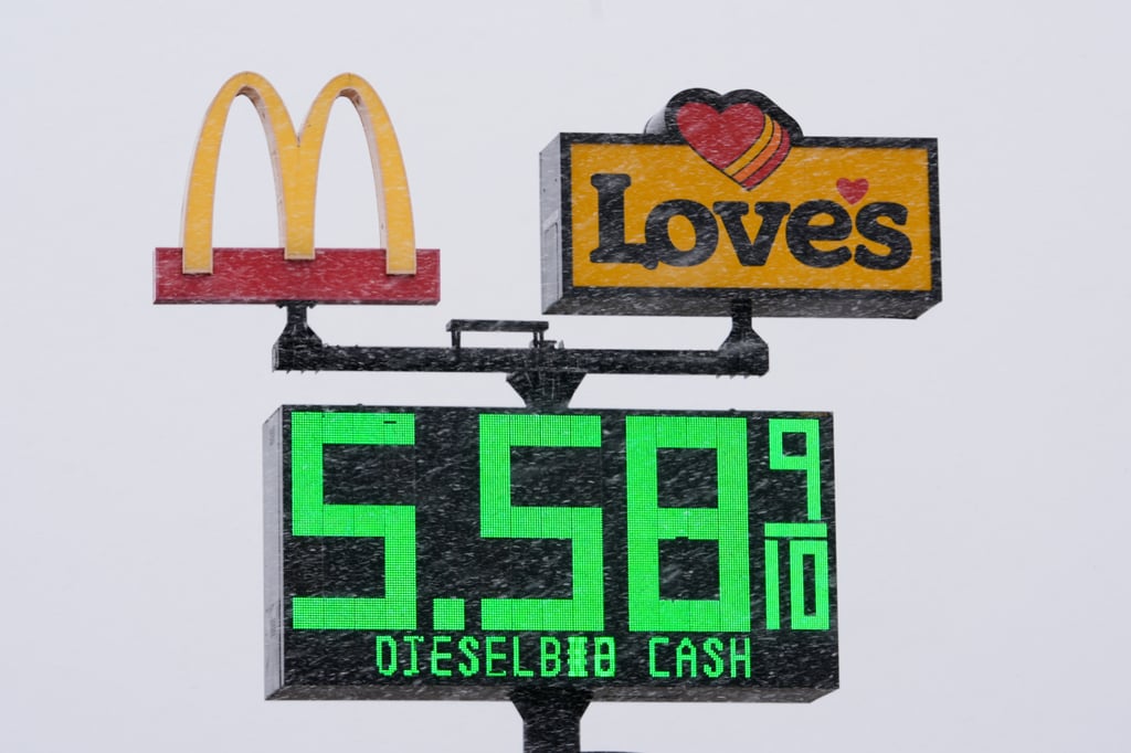Fuel prices have shot up in the United States. Photo: AP