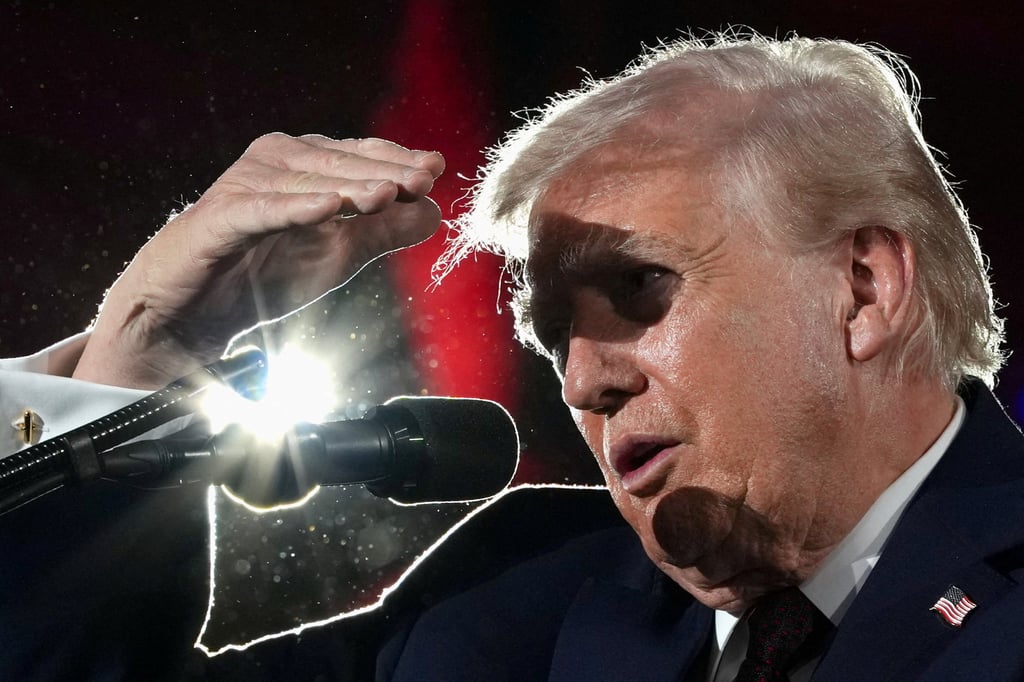 US President Donald Trump on Wednesday. Photo: Reuters