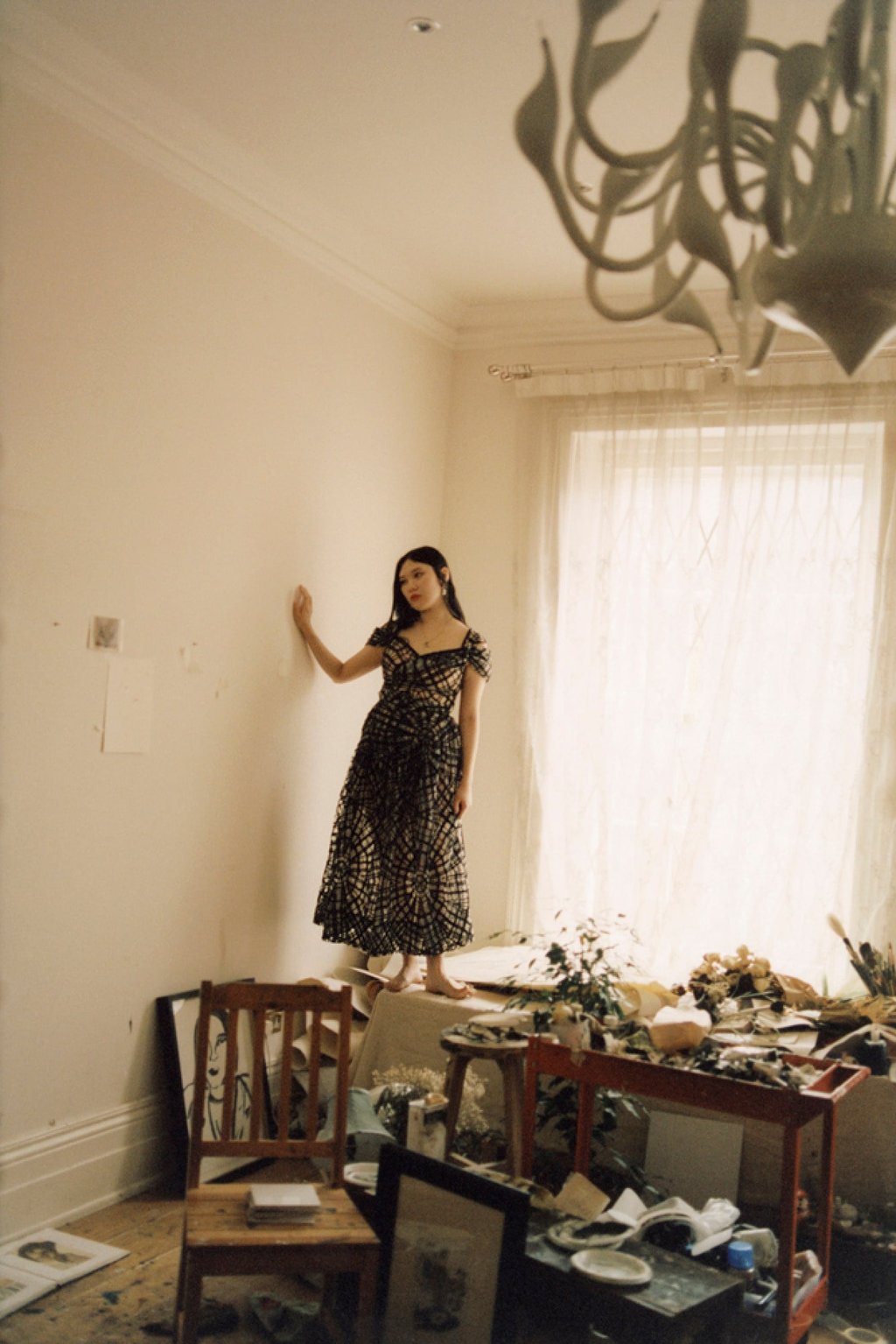 Artist Faye Wei Wei has a dreamlike style that sees her blend emotional and mythological elements in her large canvases. Photo: Handout