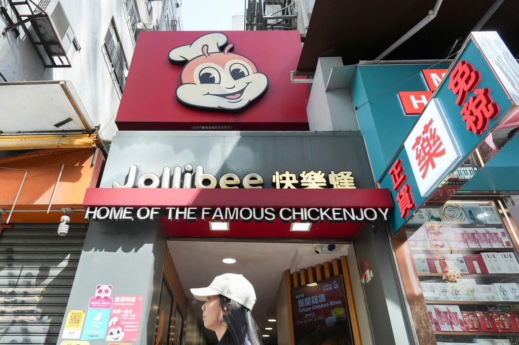 A Jollibee outlet in Tsim Sha Tsui, Hong Kong. The brand has more than 1,600 locations in 17 countries. Photo: Eugene Lee