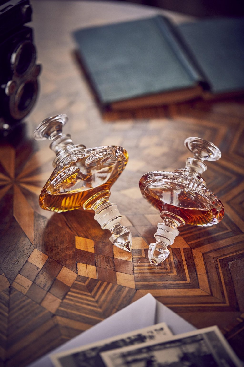 Henry Jacques Les Toupies are crystal flacons, each designed to complement the characteristics of its contents. Photo: Handout