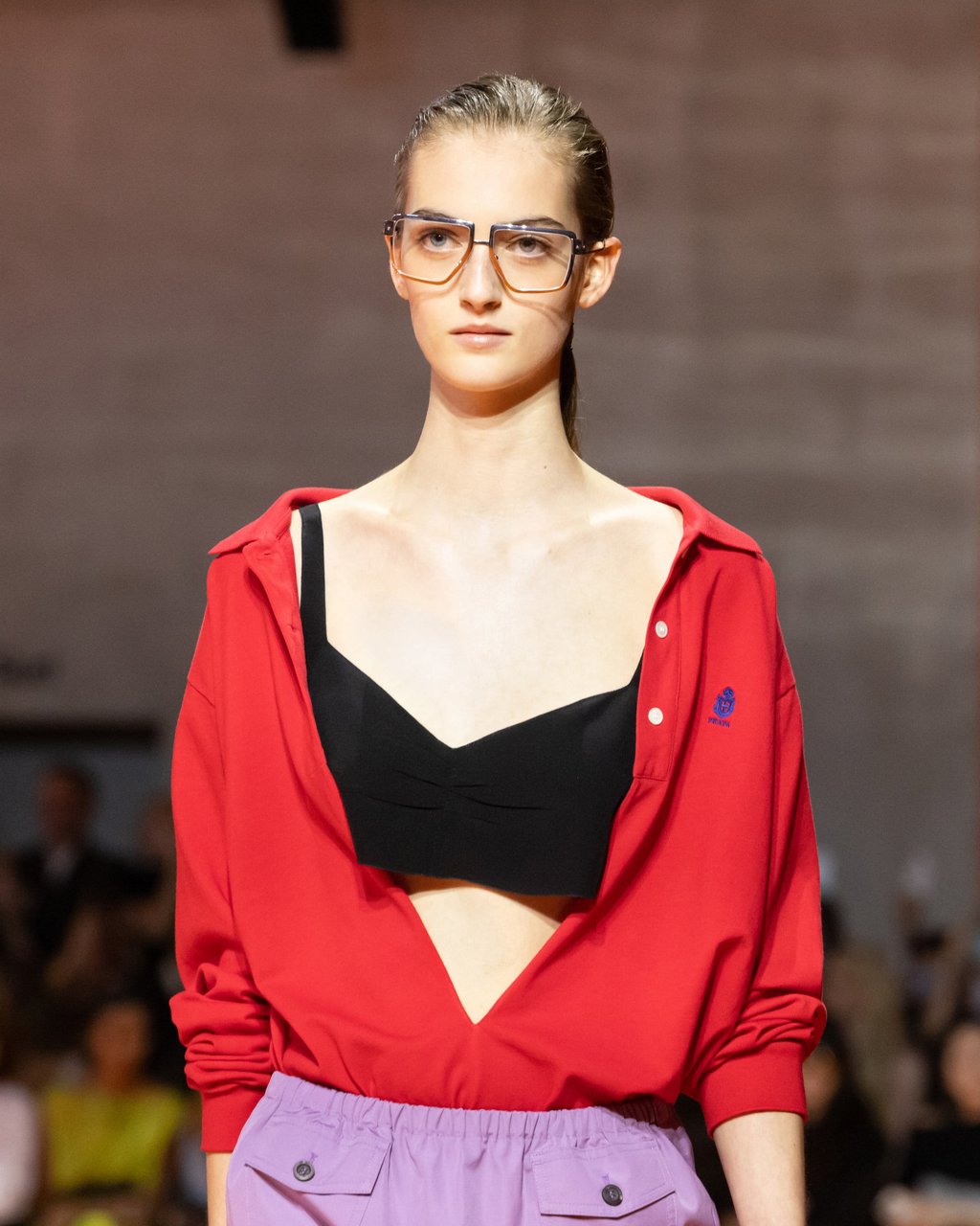 Prada shows some skin for spring/summer 2026. Photo: Handout Prada shows some skin for spring/summer 2026. Photo: Handout