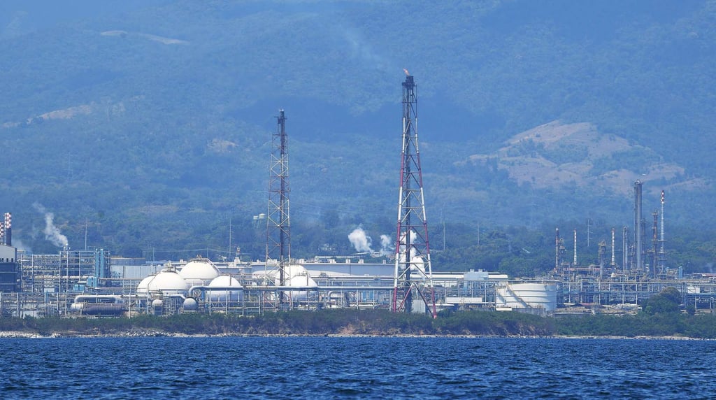 The Petron Bataan Refinery, the Philippines’ sole oil refinery, seen in Limay town, Bataan province on Thursday. Photo: AFP