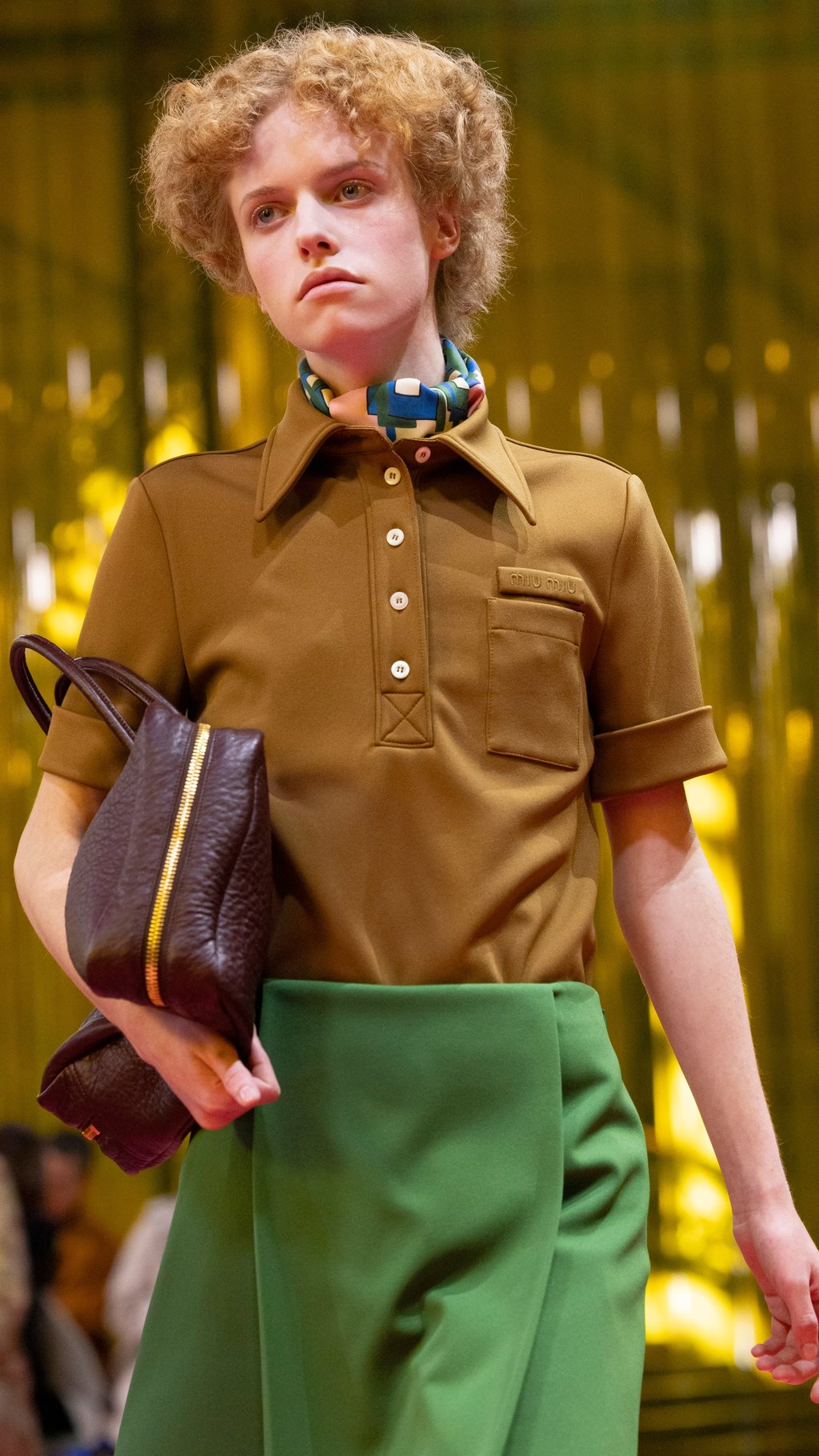 Earthy tones for Miu Miu spring/summer 2026. Photo: Handout Earthy tones for Miu Miu spring/summer 2026. Photo: Handout