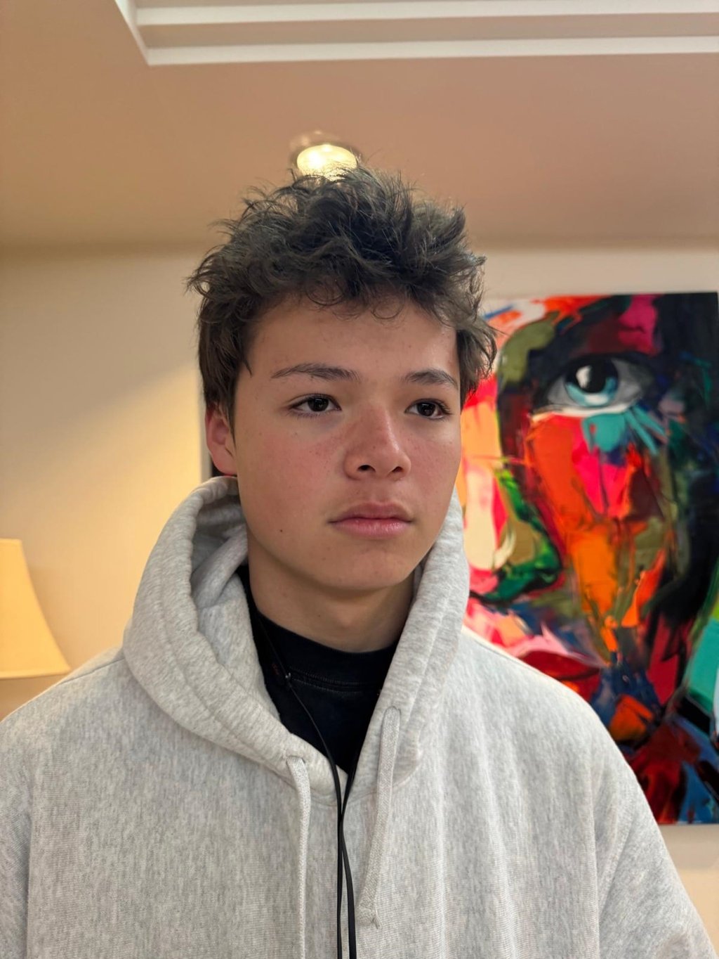 Arthur Fujita, a neurodivergent teenager based in Hong Kong, drew the illustrations that will appear in the film Invisible Differences. Photo: Joanna Bowers
