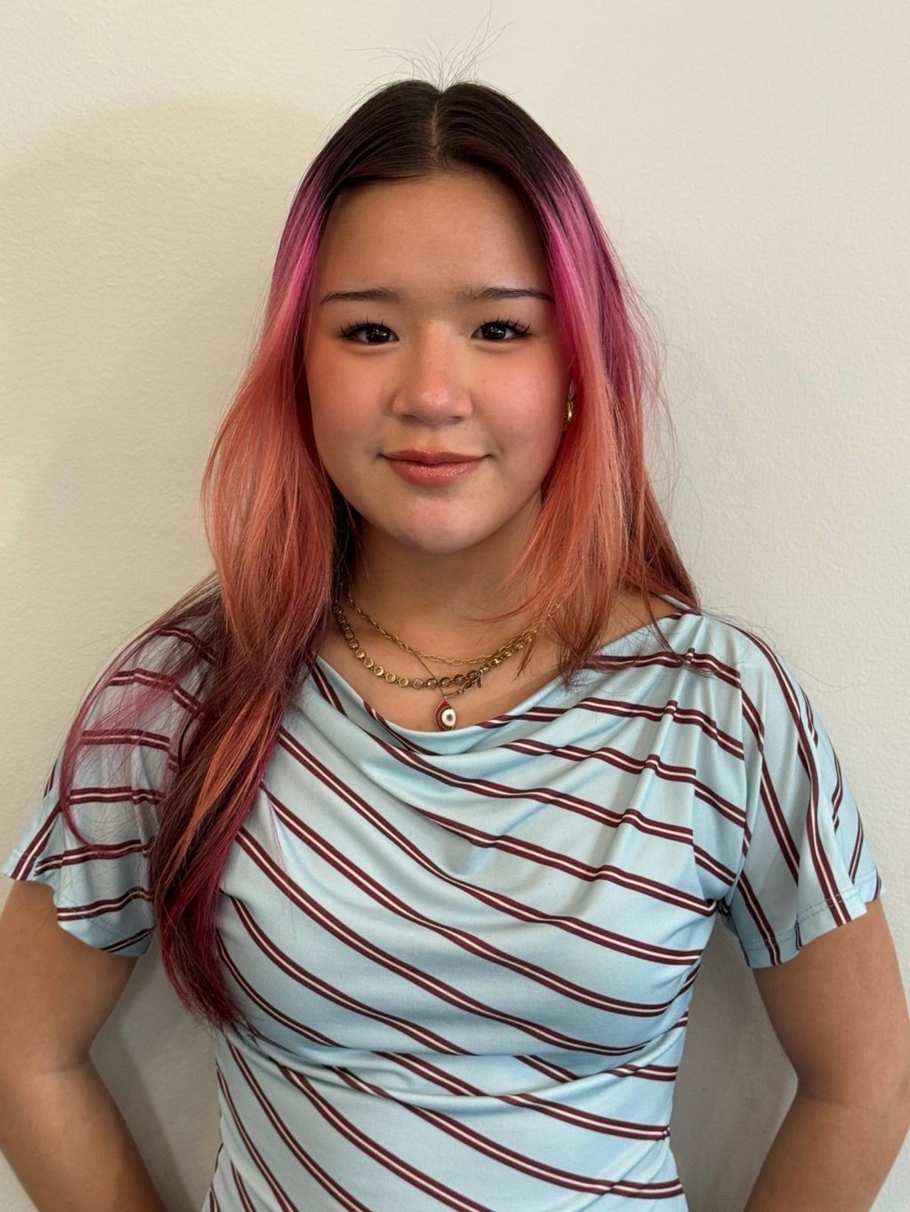 Neurodivergent teen Chloe Fujita coloured in her twin brother Arthur’s drawings, which will feature in the short documentary Invisible Differences. Photo: Joanna Bowers