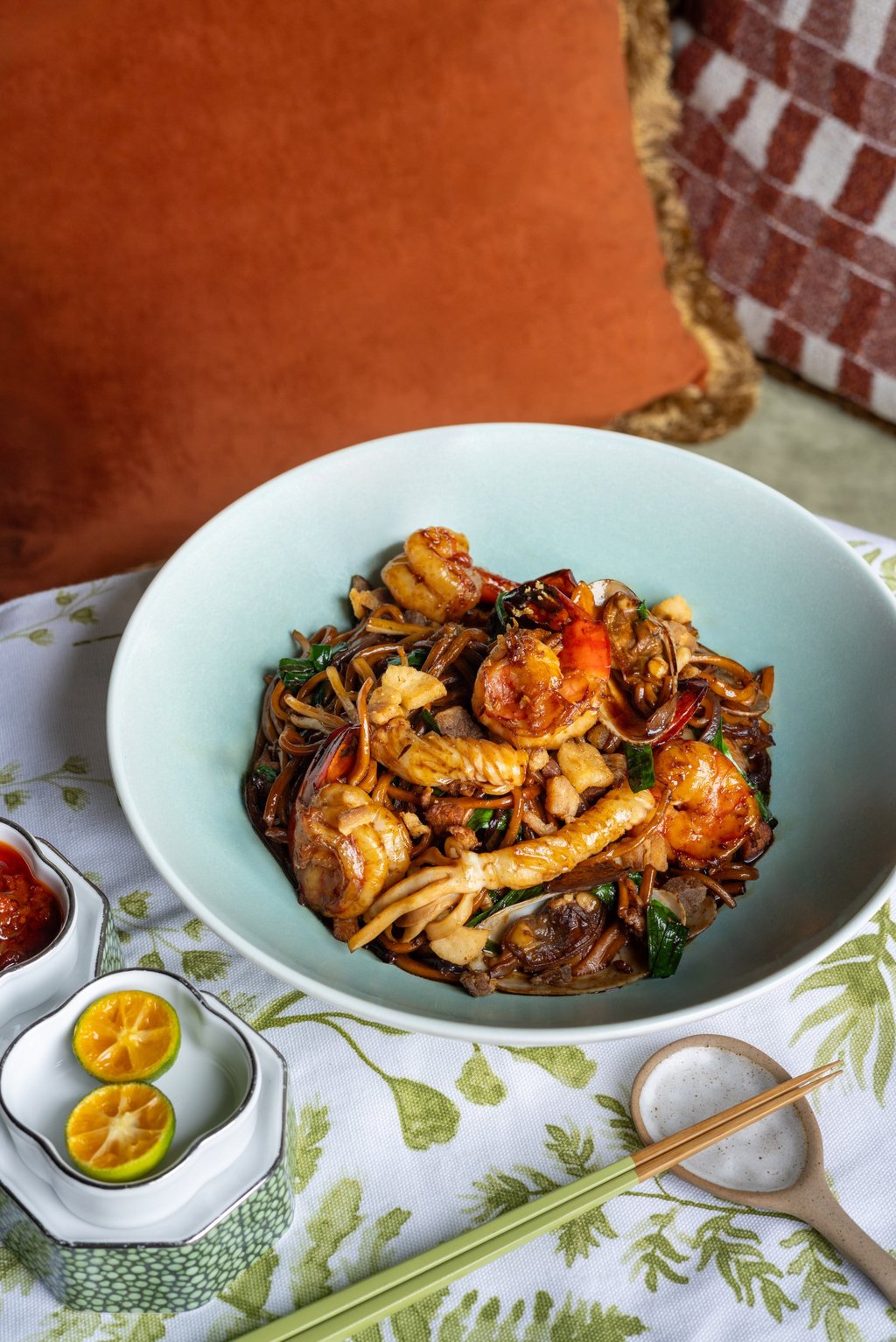 Fujian-style wok-fried noodles at Ming Pavilion, where dishes are based on Quanzhou cuisine staples. Photo: Handout