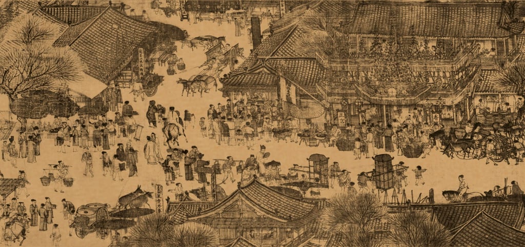 This Tang dynasty painting shows how vibrant and varied life was at that time. Photo: Getty Images