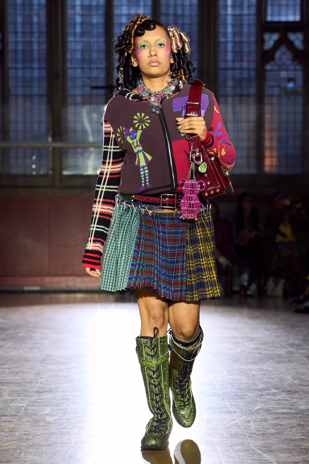 Chopova Lowena is known for its viral carabiner skirt. Photo: Handout Chopova Lowena is known for its viral carabiner skirt. Photo: Handout