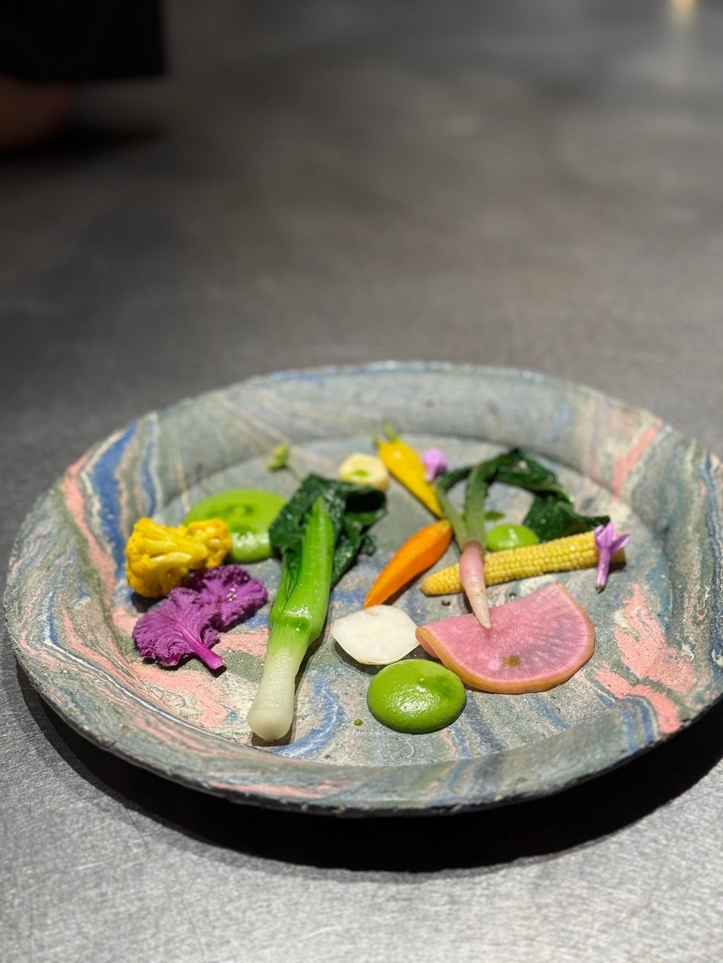An array of seasonal vegetables at Pairedd, representing China’s bounty. Photo: Evelyn Chen An array of seasonal vegetables at Pairedd, representing China’s bounty. Photo: Evelyn Chen