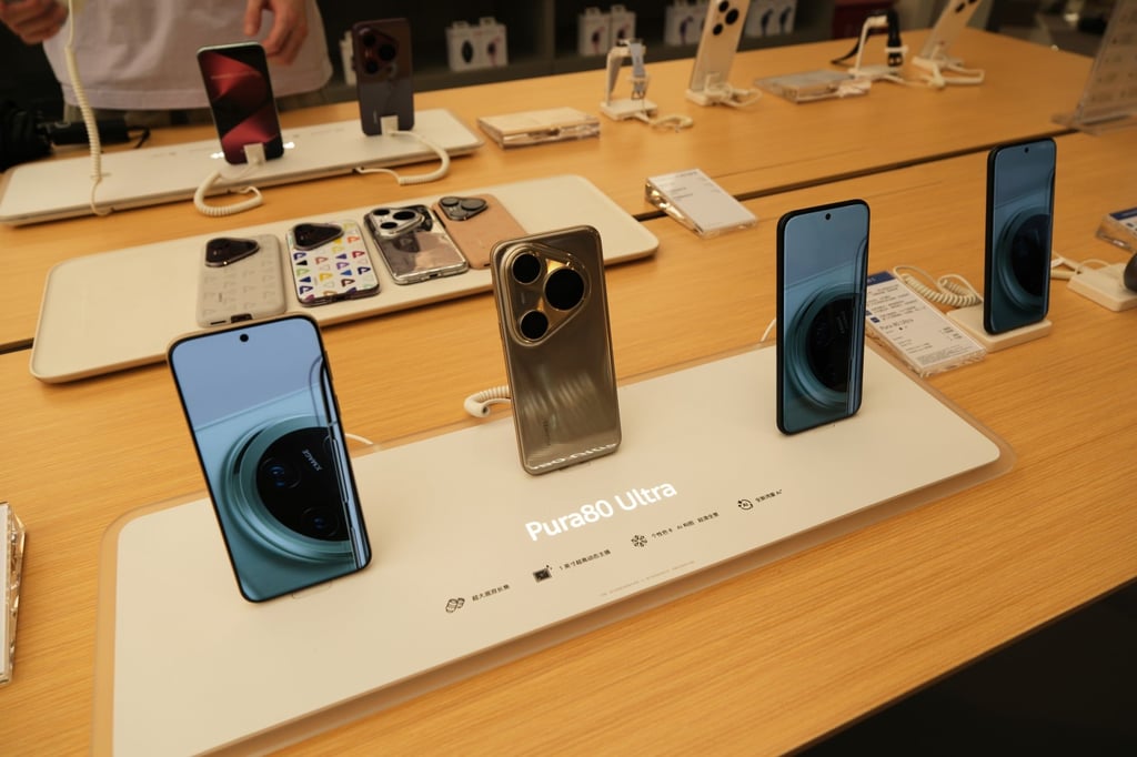 Huawei’s Pura 80 Ultra smartphone. Photo: Shutterstock