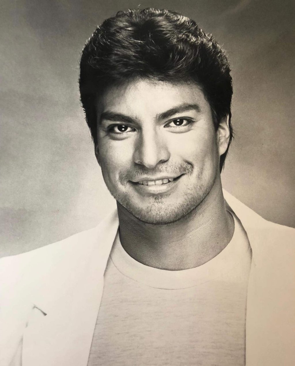 An old publicity shot of Gil Birmingham from his early acting days. Photo: @gilbirmingham/Instagram