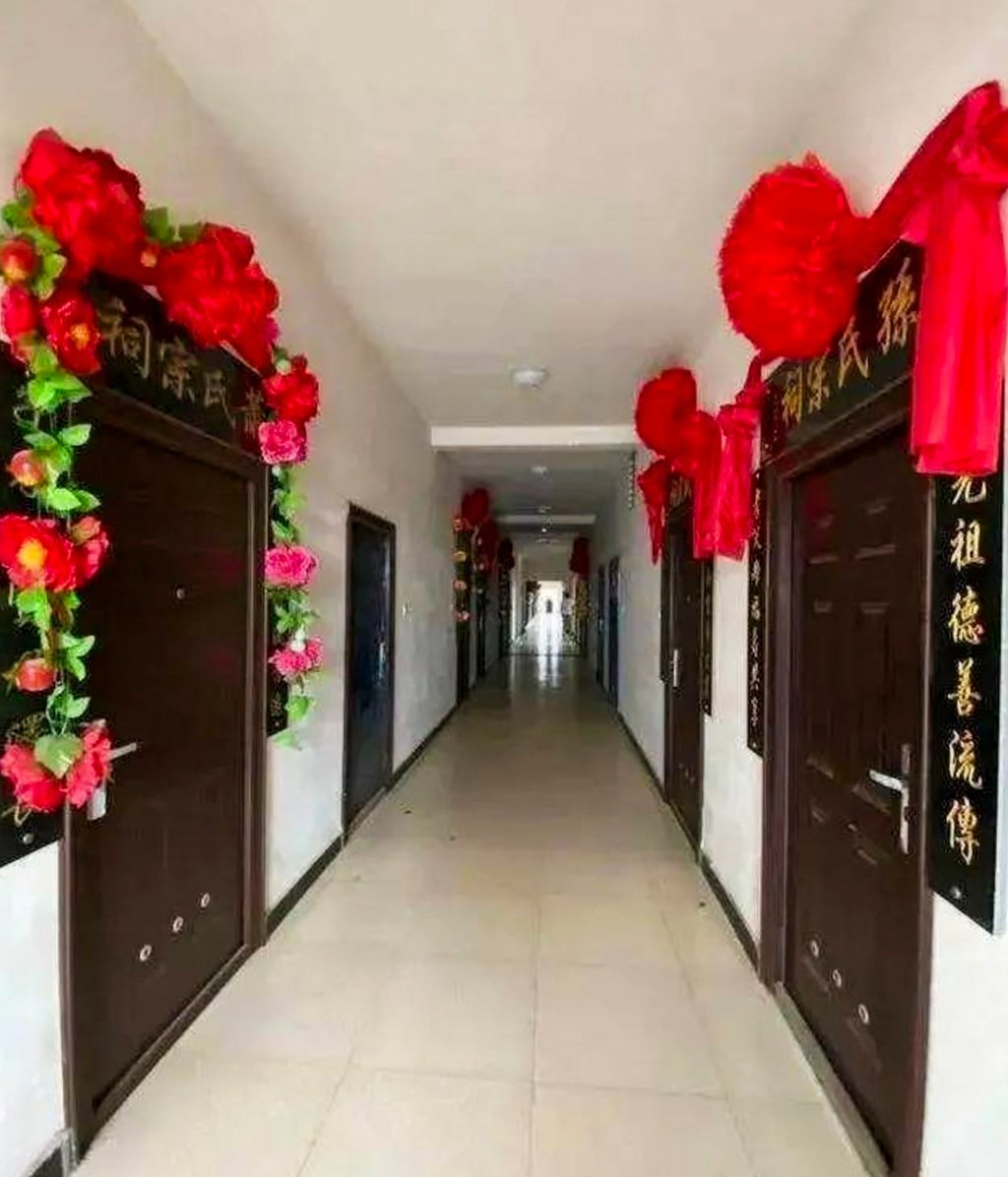 A public cemetery built in the form of residential flats located in Tianjin, China. Photo: Handout
