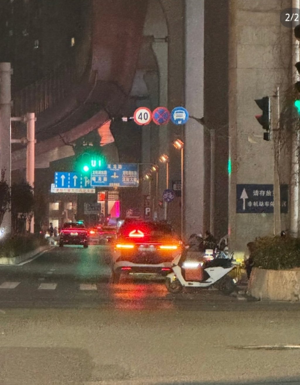 Baidu’s robotaxi services were affected in Wuhan on Tuesday. Photo: Weibo