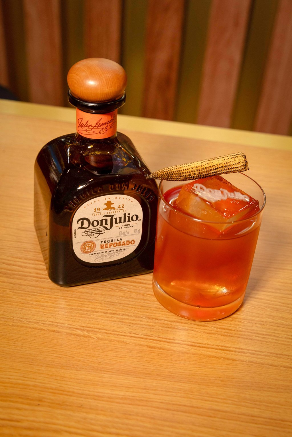The Golden Margarita, featuring Don Julio Reposado and masa flour. Photo: courtesy Don Julio