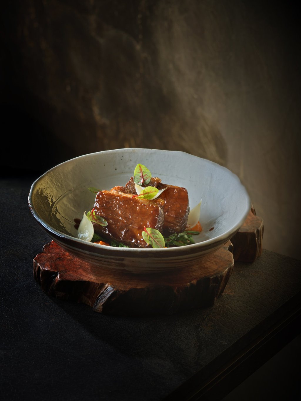 Wood-fired “Char Shu” brisket at Gyu+bar by Miyoshi. Photo: Gyu+bar by Miyoshi