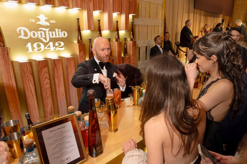 Lorenzo Antinori serves guests at the Governors Ball. Photo: courtesy Don Julio