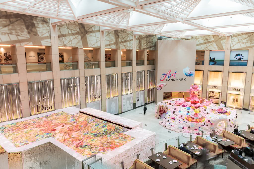 The Island – Onigashima marks Ayako Rokkaku’s biggest and fluffiest piece to date. Photo: courtesy Art LANDMARK