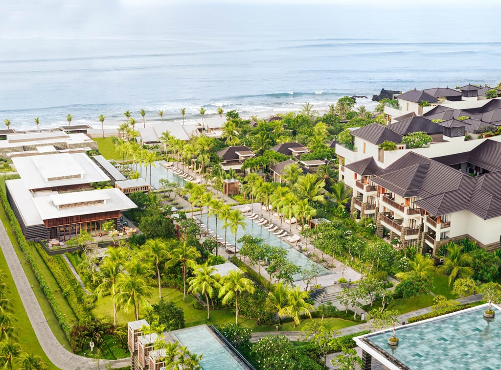 An aerial view of Regent Bali Canggu. Photo: Handout