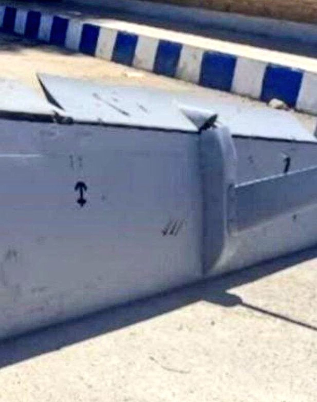 The drone was shot down in the city of Shiraz on Thursday, according to Esmail Baqaei, a spokesman for Iran's foreign ministry. Photo: X/IRIMFA_SPOX The drone was shot down in the city of Shiraz on Thursday, according to Esmail Baqaei, a spokesman for Iran's foreign ministry. Photo: X/IRIMFA_SPOX