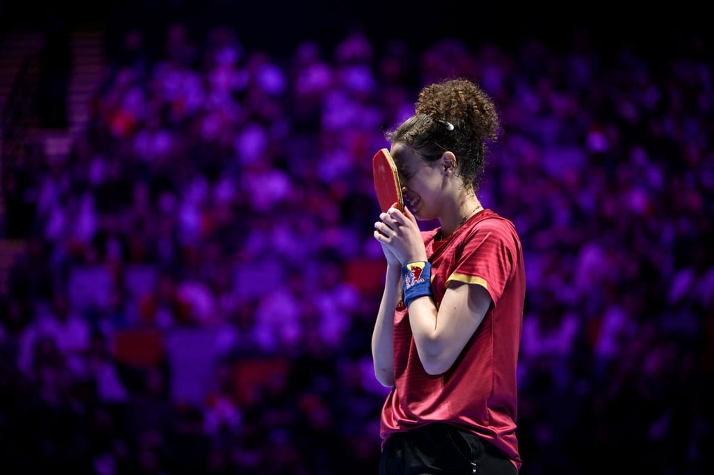 Egypt's Hana Goda came close to defeating Sun Yingsha. Photo: Xinhua Egypt's Hana Goda came close to defeating Sun Yingsha. Photo: Xinhua