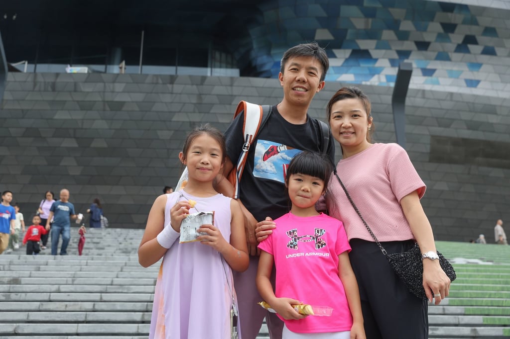 Patrick Lam and his family enjoyed their visit to the museum. Photo: Edmond So