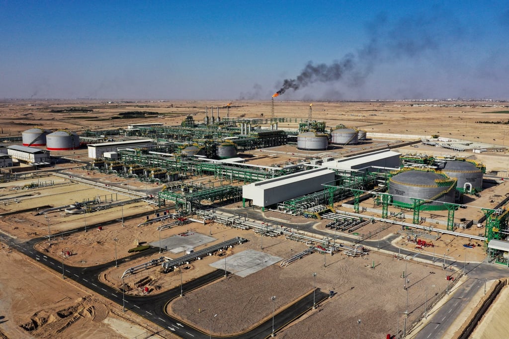 Operations at the Zubair oil field in Basra, Iraq, continue amid the disruption to shipping in the Strait of Hormuz and the US-Israeli conflict with Iran. Photo: Reuters Operations at the Zubair oil field in Basra, Iraq, continue amid the disruption to shipping in the Strait of Hormuz and the US-Israeli conflict with Iran. Photo: Reuters