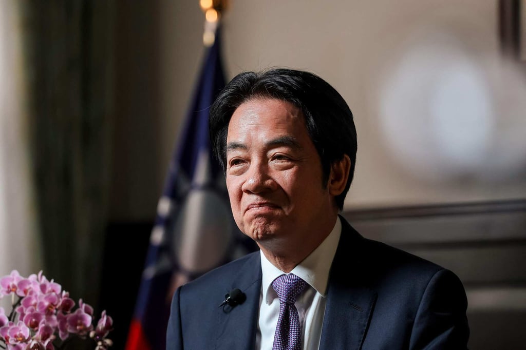 Taiwanese leader William Lai says engagement with Beijing carries risks. Photo: AFP