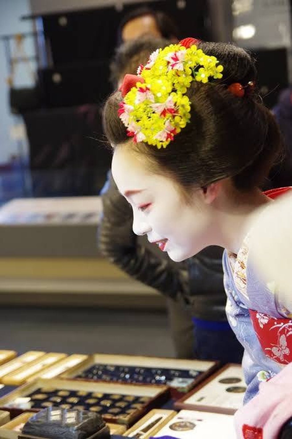 Kiyoha Kiritaka takes part in an event showcasing geisha culture in Kyoto in 2016. Photo: Kyodo Kiyoha Kiritaka takes part in an event showcasing geisha culture in Kyoto in 2016. Photo: Kyodo