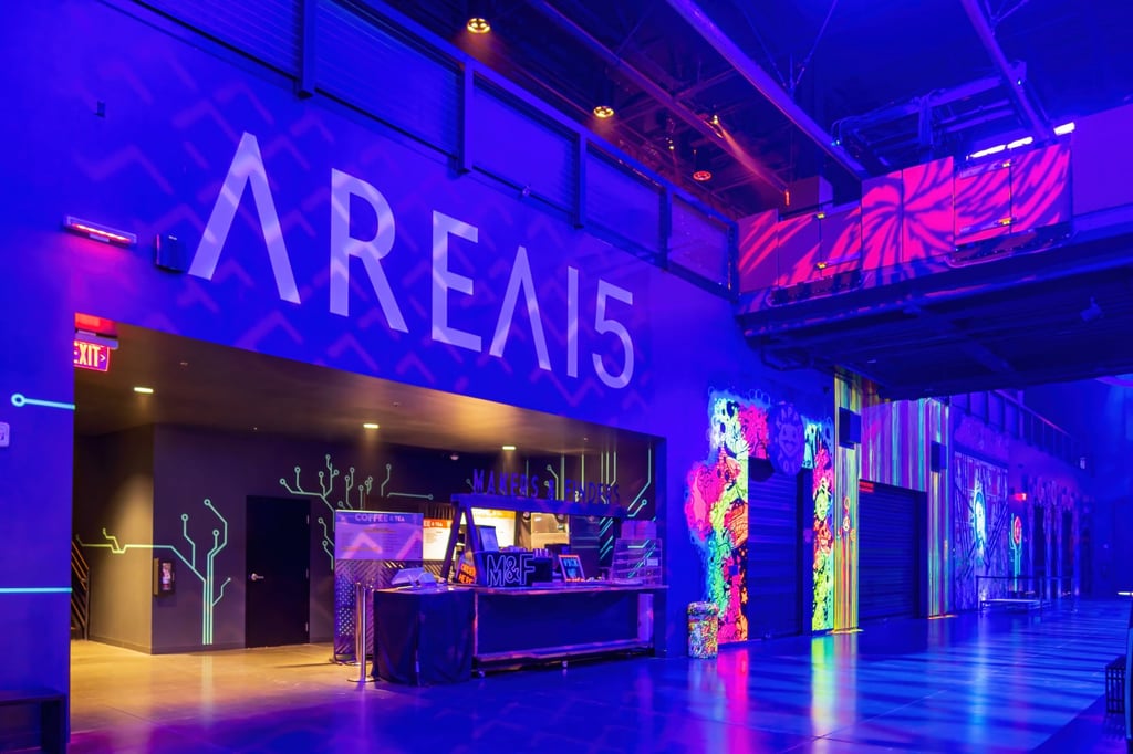 Area 15 is a 40-acre (16-hectare) entertainment complex in Las Vegas, Nevada. Photo: Shutterstock