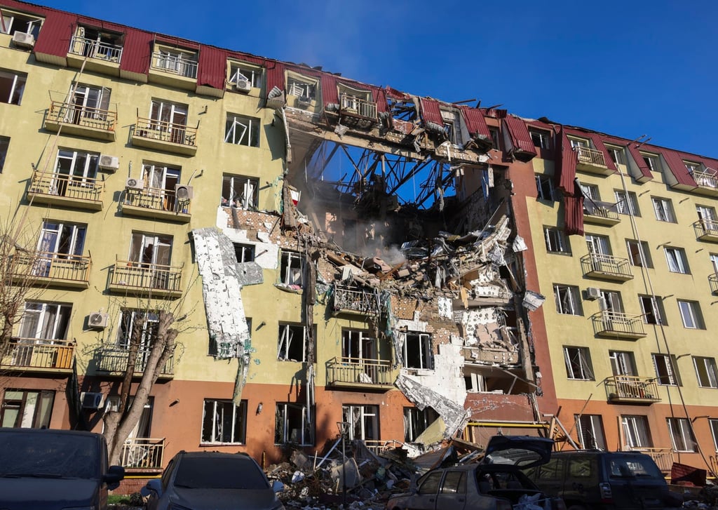 The aftermath of a Russian strike on a residential building in Odesa, Ukraine. Photo: EPA