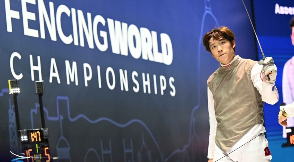 Hong Kong’s foil junior champion Lam Ho-long has just celebrated his 19th birthday. Photo: FIE