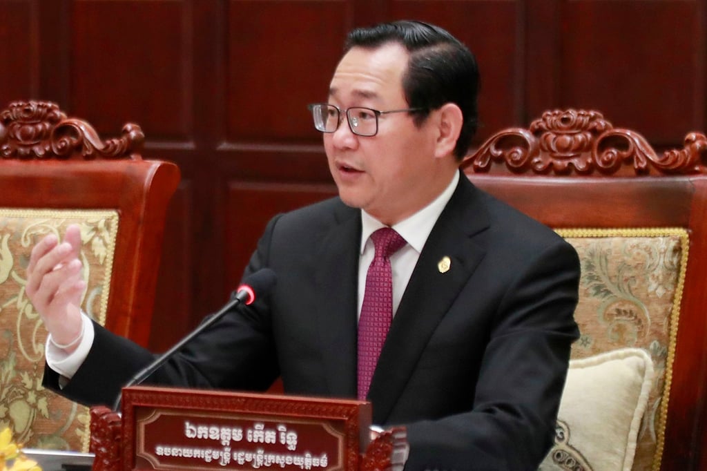 Cambodian Justice Minister Keut Rith says the new law will ensure there will be no more online scams in the country. Photo: EPA