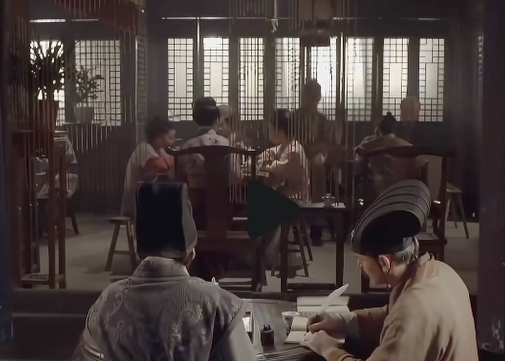 Ancient teahouses, like the one above, were popular places to pick up information. Photo: RedNote