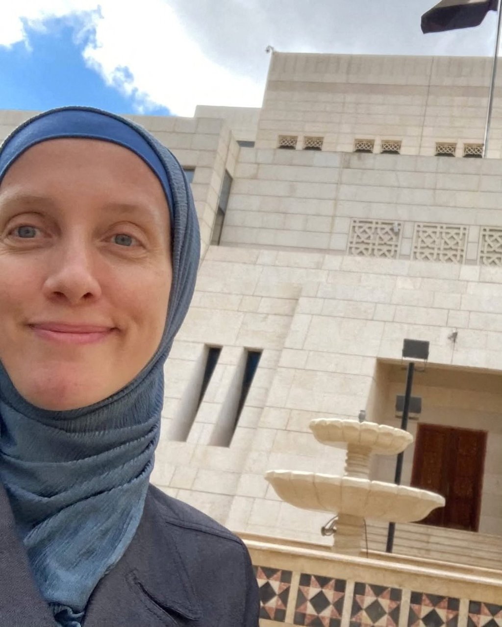 Shelly Kittleson previously in Damascus, Syria. Photo: Shelly Kittleson via Instagram