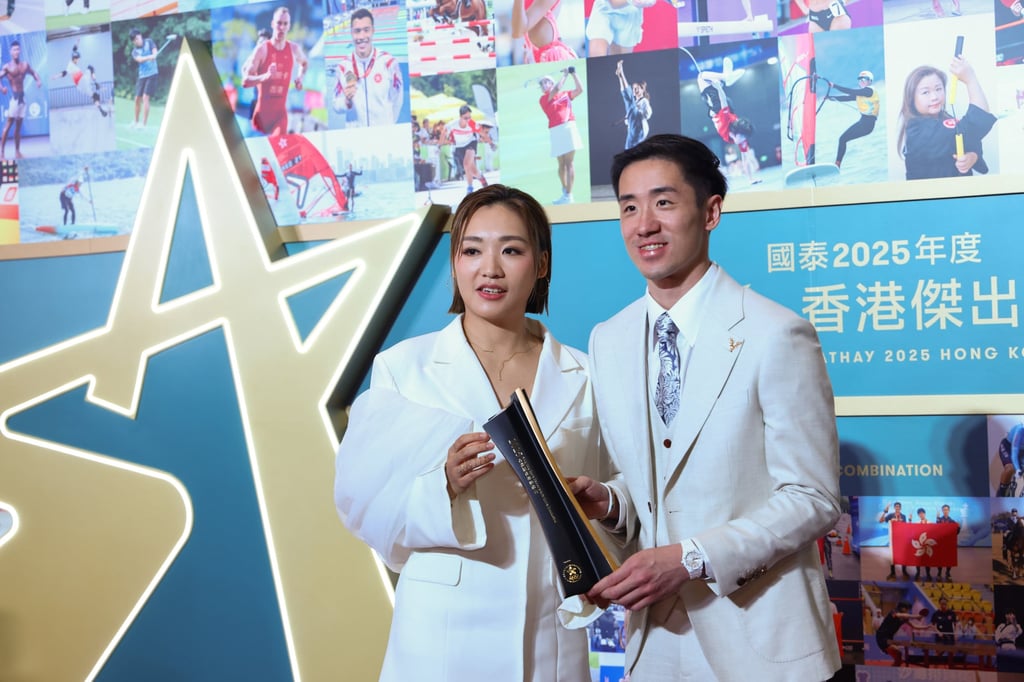Tse Ying-suet and Tang Chun-man won their sixth Hong Kong Sports Stars Award last month. Photo: Dickson Lee