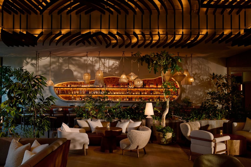 Spotted Stone, the hotel’s bar, offers more than 110 craft gins from Japan. Photo: Handout Spotted Stone, the hotel’s bar, offers more than 110 craft gins from Japan. Photo: Handout