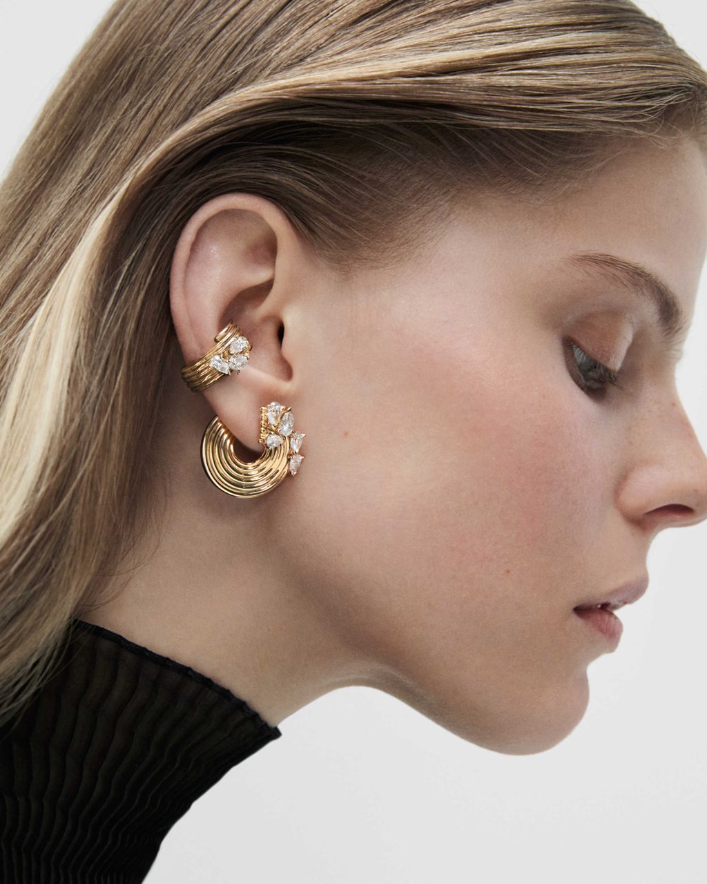 The ear cuff, such as the Blast cuff by Repossi, is versatile and flexible, and shows no age discrimination. Photo: Handout