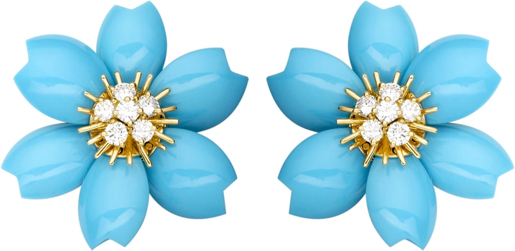 Van Cleef & Arpels Rose de Noël earrings. Photo: Handout
