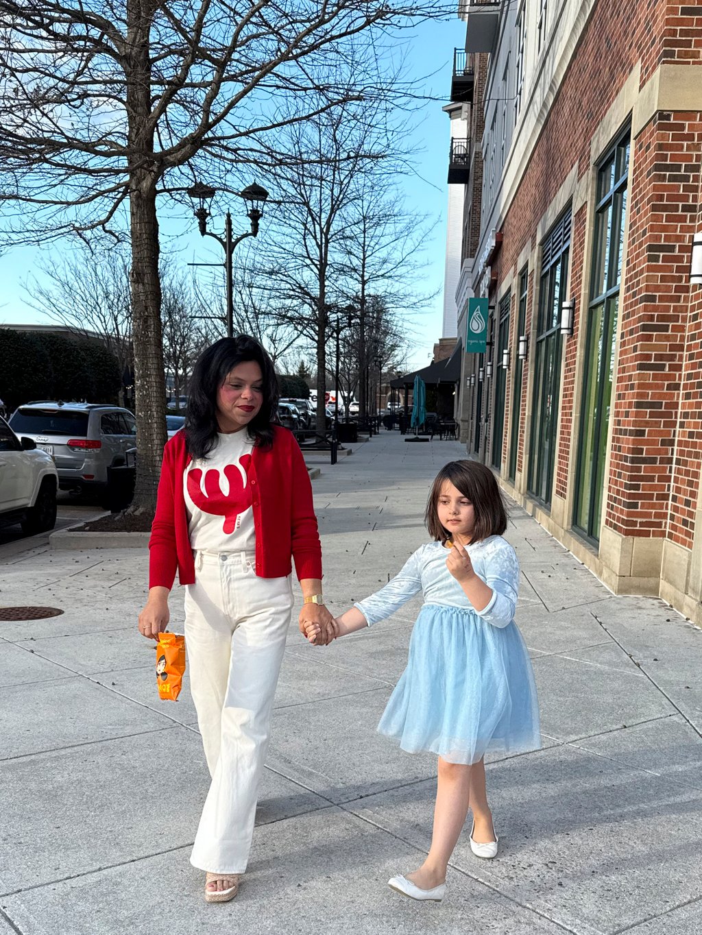 Wingfield with her daughter, Uma. Photo: courtesy of Keya Wingfield