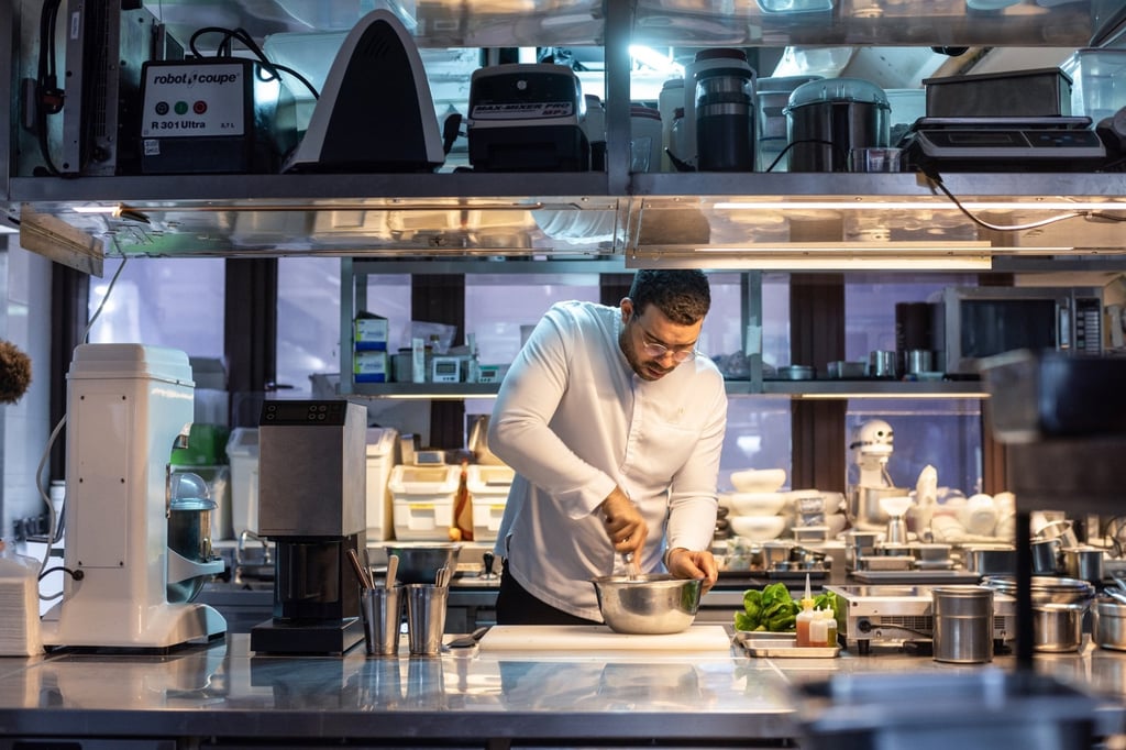 Joris Rousseau, executive chef of the Michelin-starred restaurant Feuille in Hong Kong, is dedicated to creating “nature-inspired” dishes using sustainable ingredients. Photo: Handout