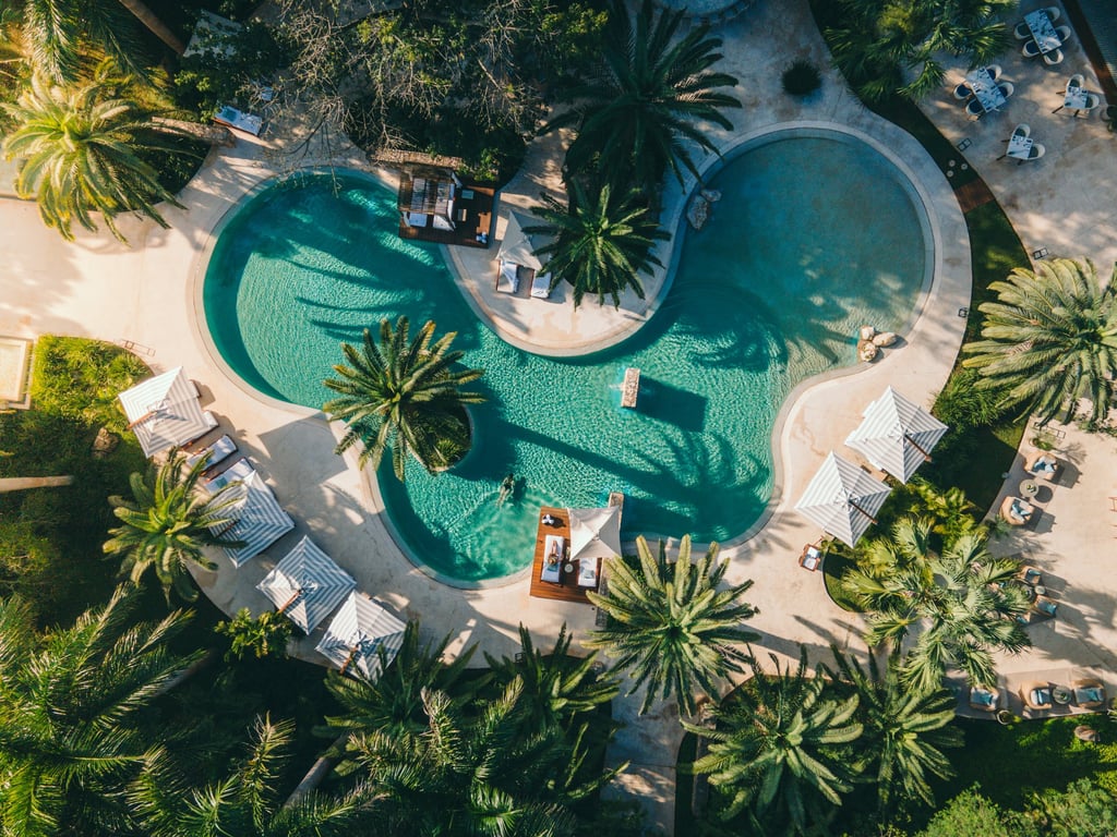 The pool at Chablé Yucatán. Photo: Handout