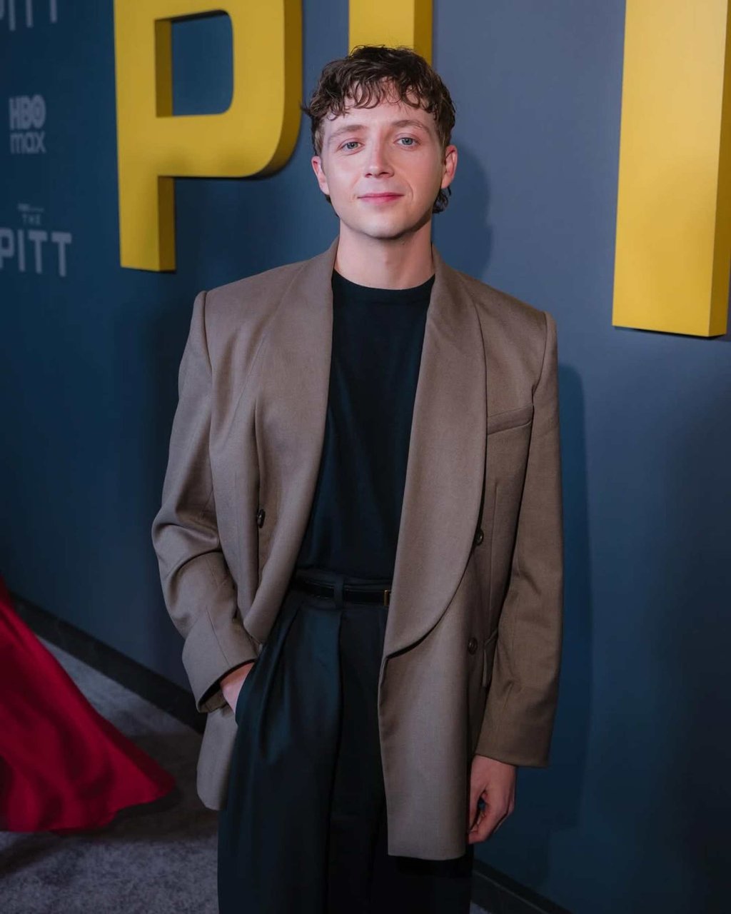 Gerran Howell plays Dr Whitaker in The Pitt. Photo: @gezinafez/Instagram