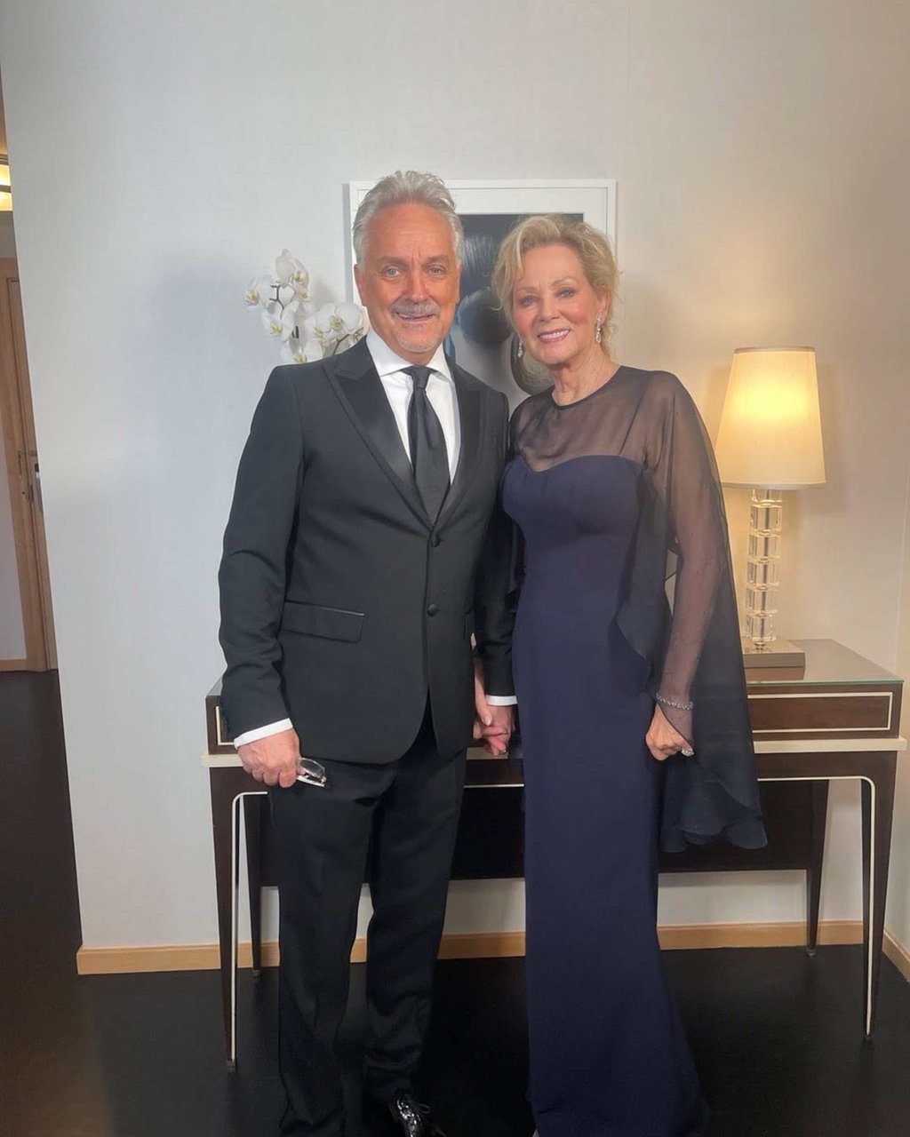 Joe Pacheco and Jean Smart before the Emmys in 2024. Photo: @joe_pacheco77/Instagram